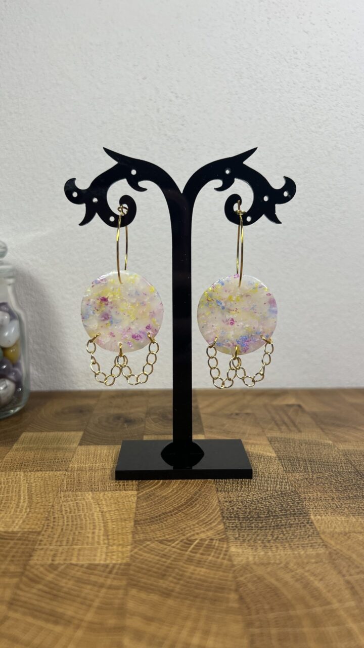 Kolečka na kroužku s řetízkem