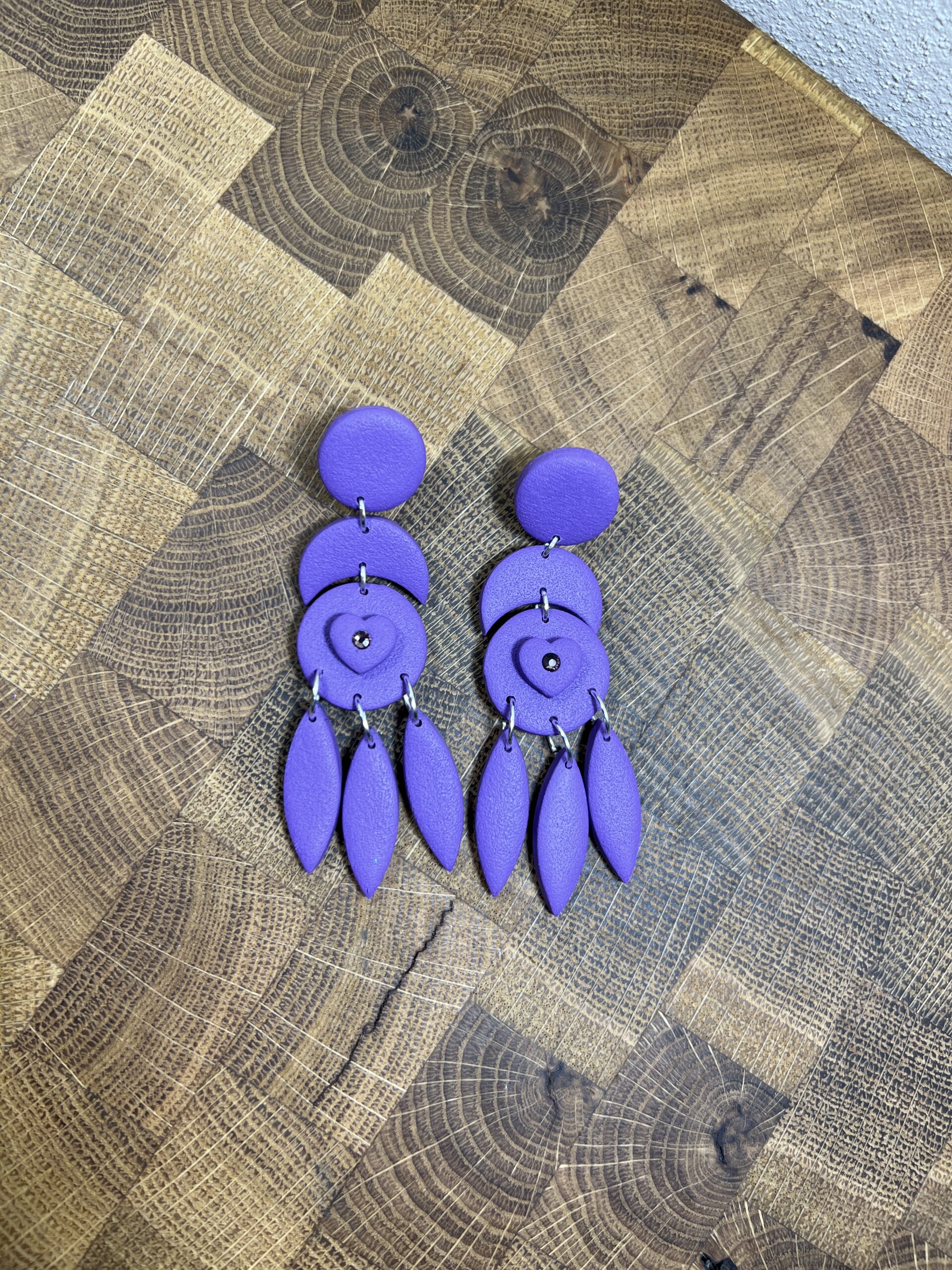 Střapec lila heart - chir. ocel - Obrázek 5