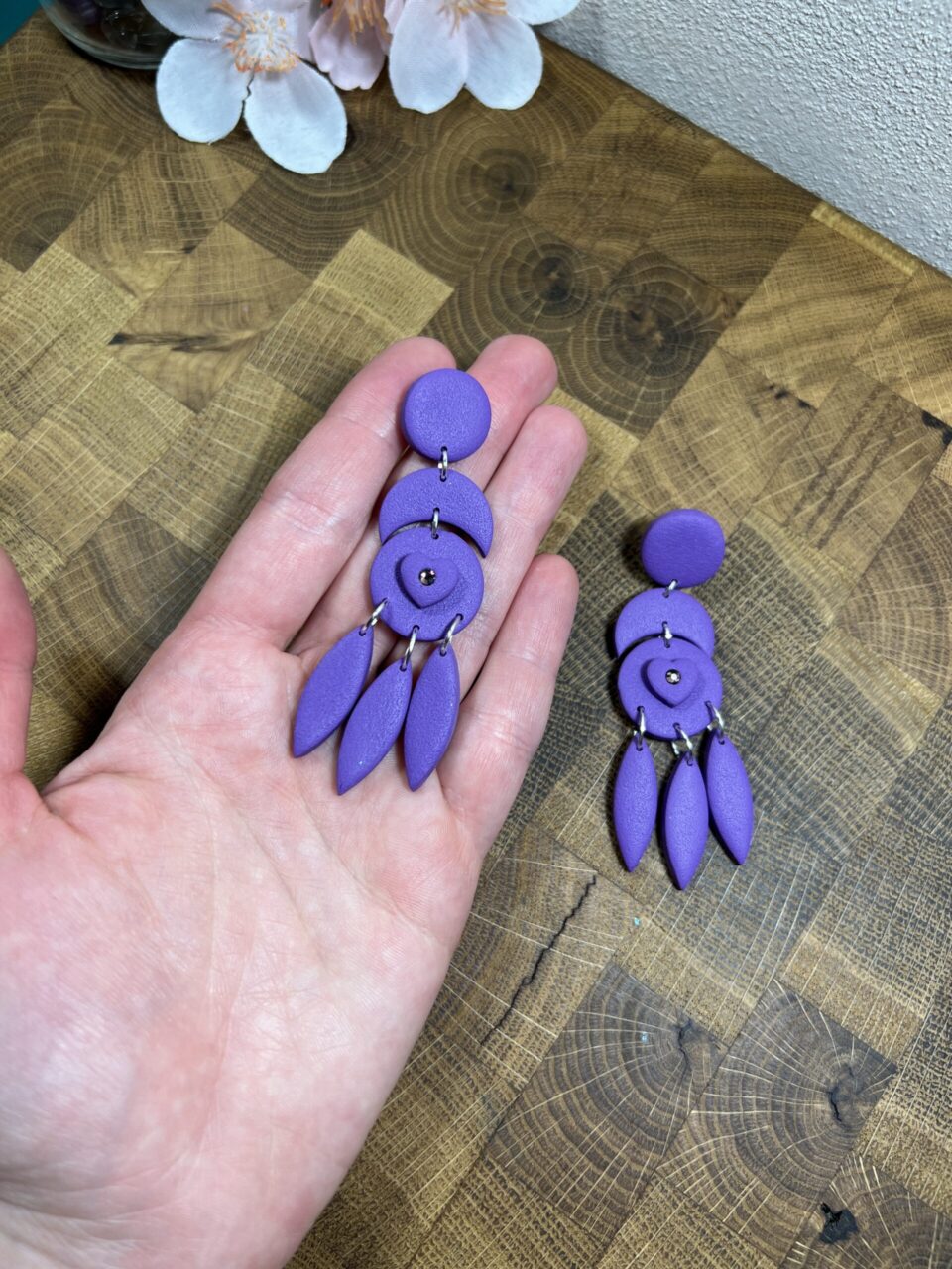 Střapec lila heart - chir. ocel - Obrázek 4