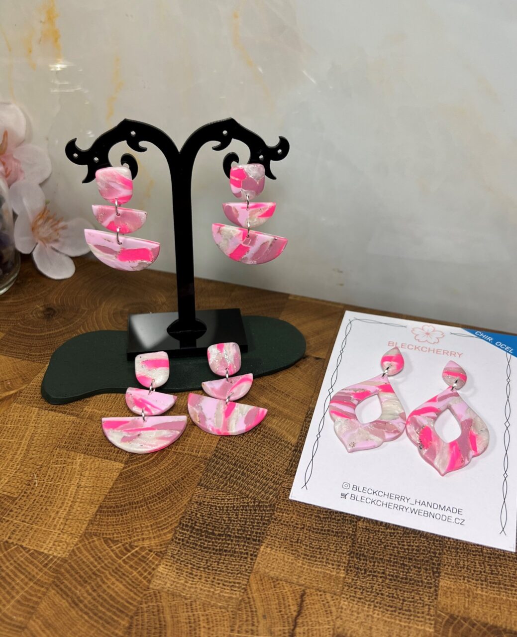 Lodičky pink multicolor