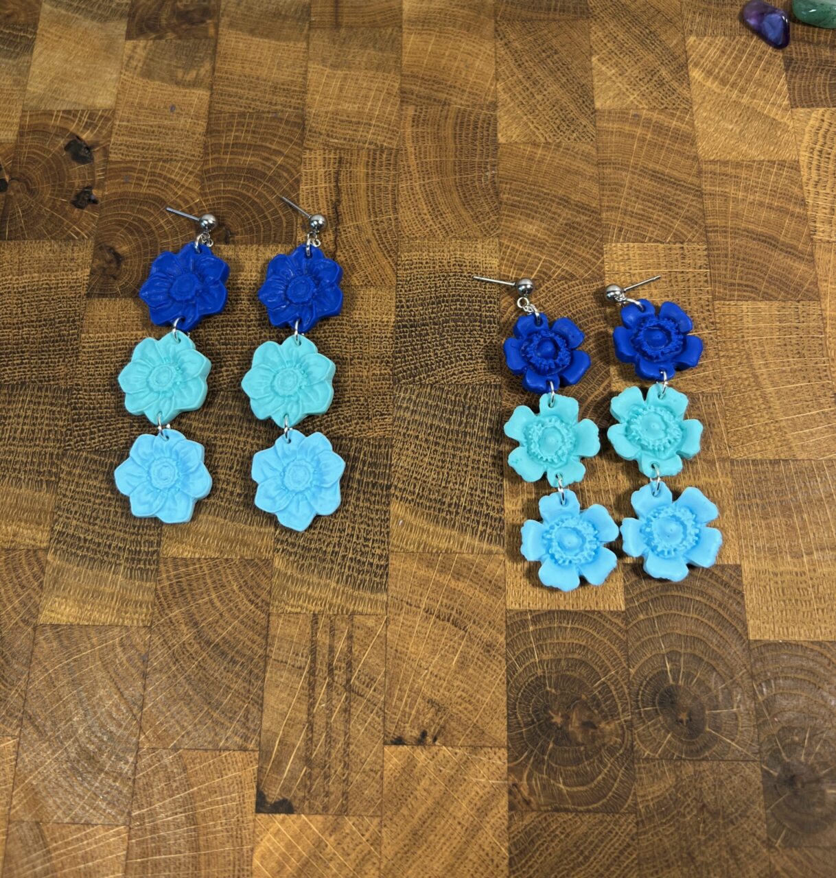 Flowers in blue trio - Obrázek 8