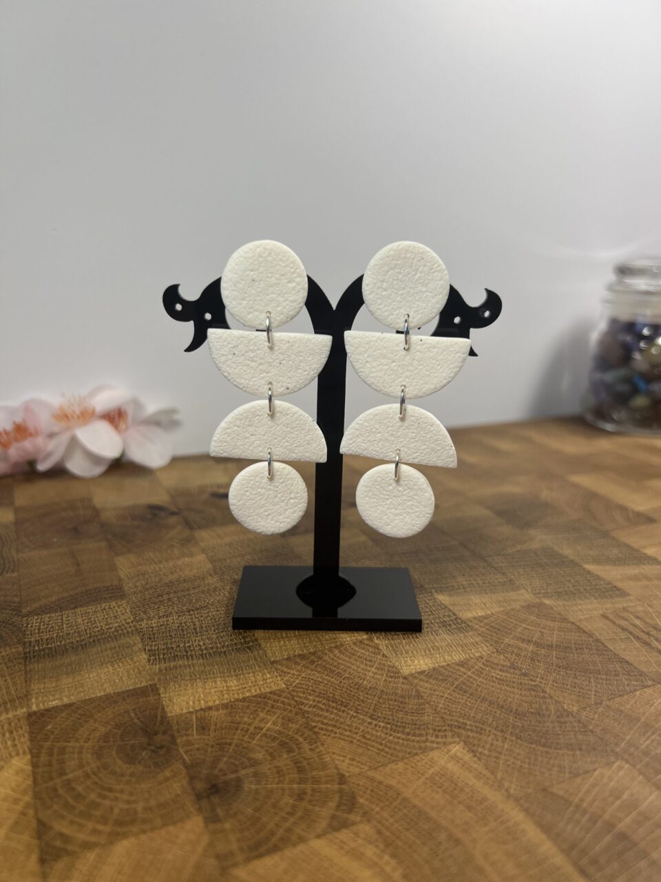 Lodička mirror white