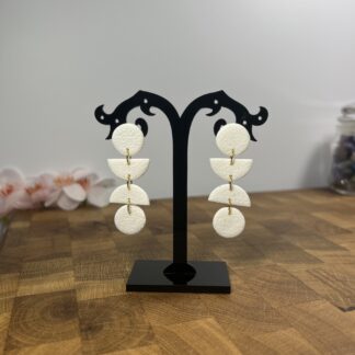 Lodička mirror mini golden white