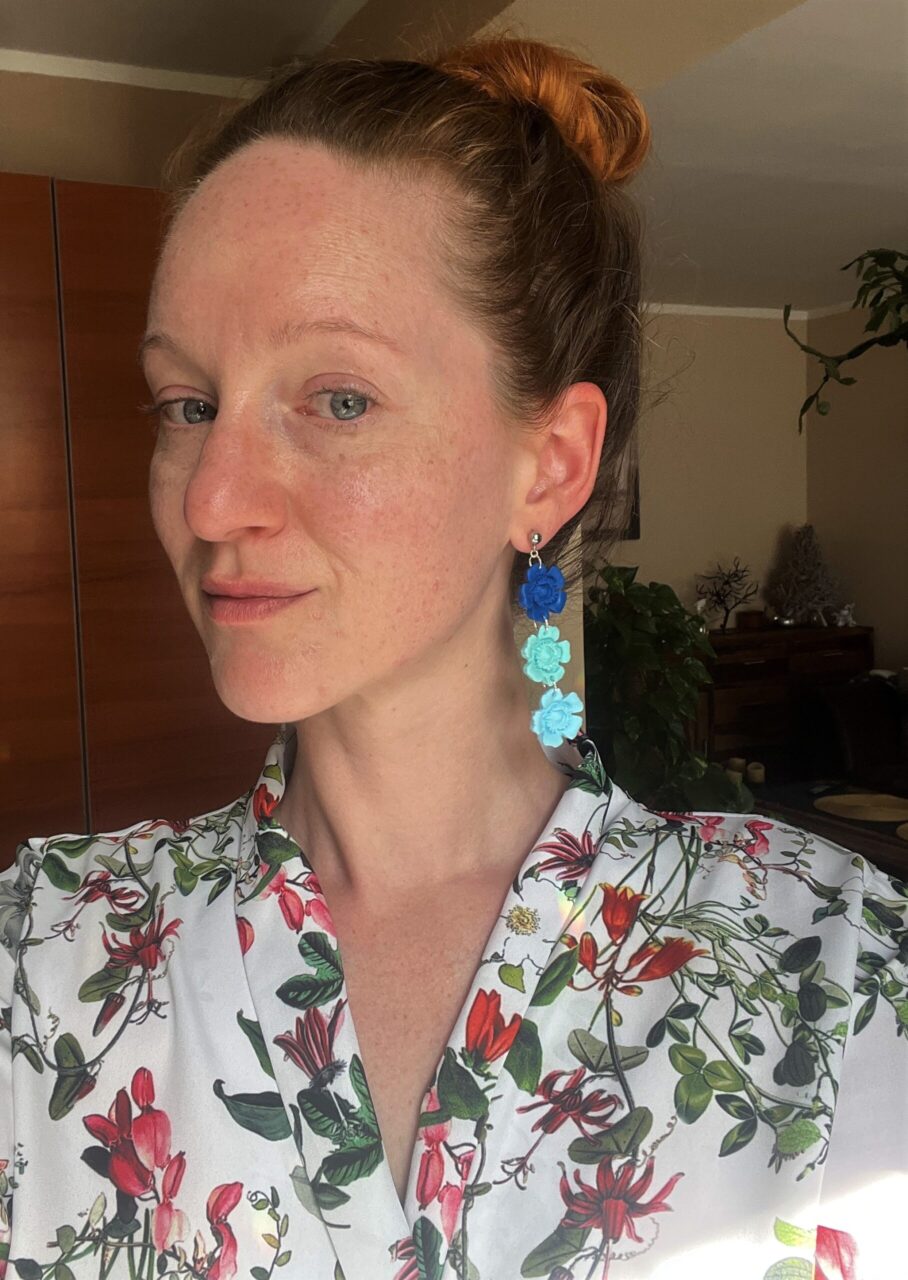 Flowers in blue trio - Obrázek 2