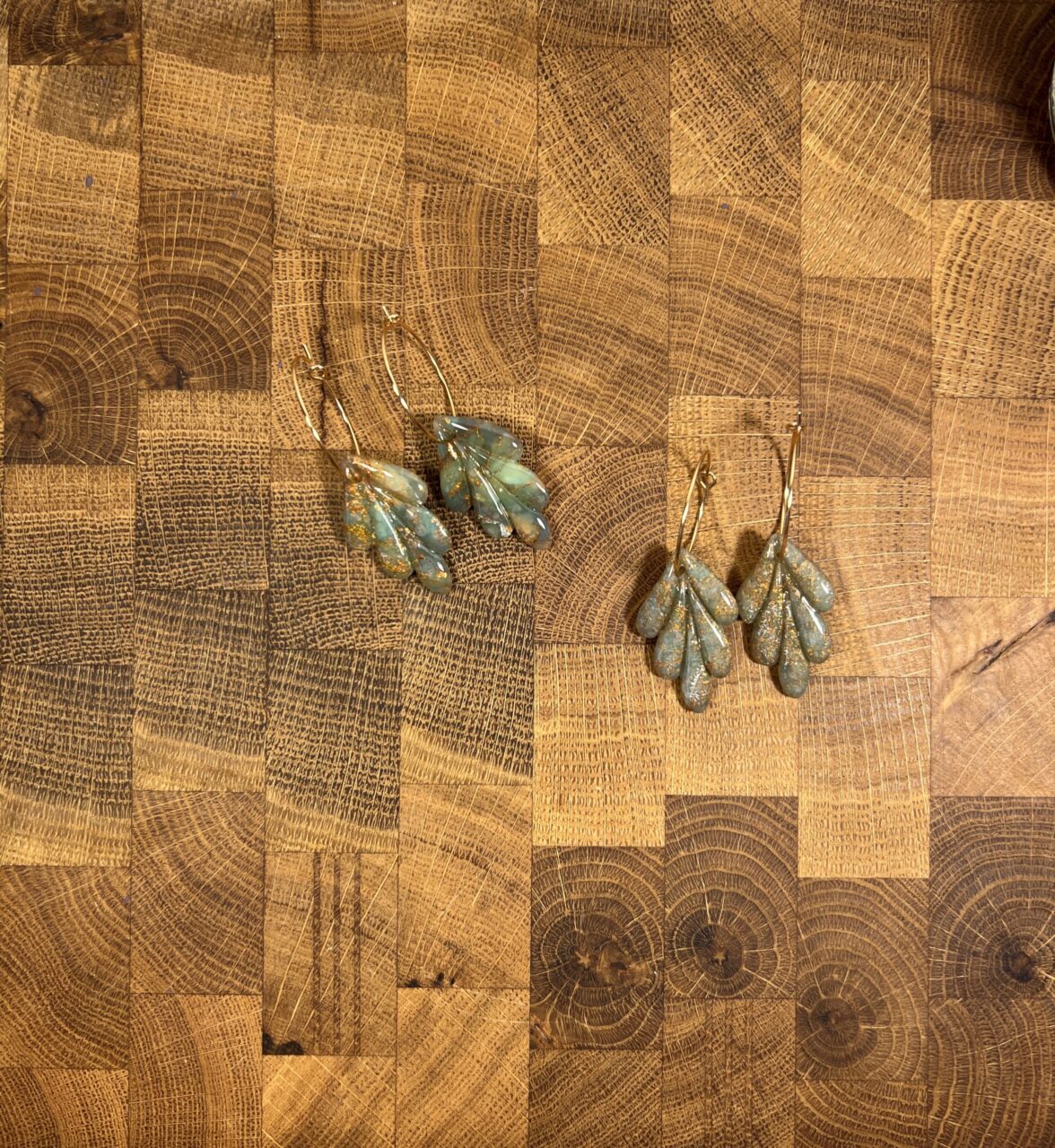 Lístečky zelený křemen - Obrázek 2