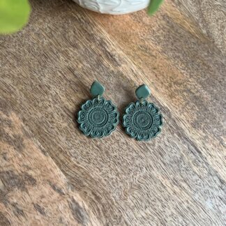 Forest green mandala