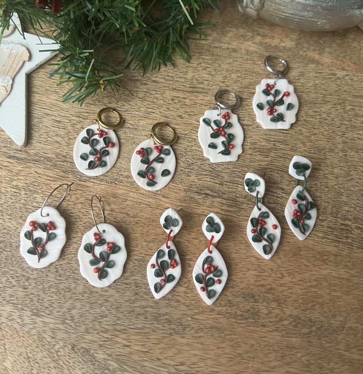 Vánoční jmelí Leticie GREEN - Obrázek 2