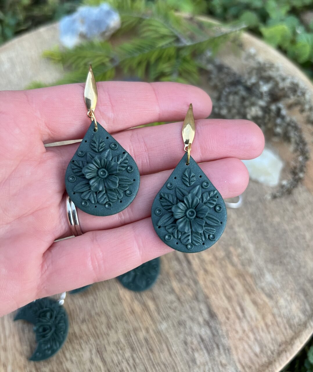 Monochromatic Vánoční zelená kapka