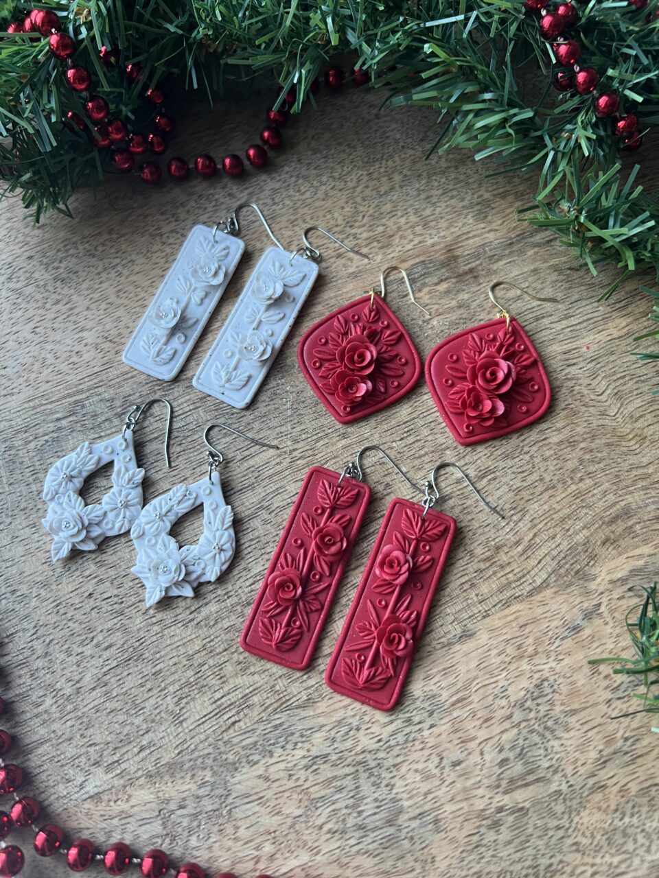 Monochromatic Vánoční béžová kapky - Obrázek 5